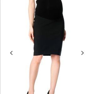 A Pea in the Pod Skirts - Black Pencil Maternity Skirt A Pea in the Pod Skirts - Black Pencil Maternity Skirt